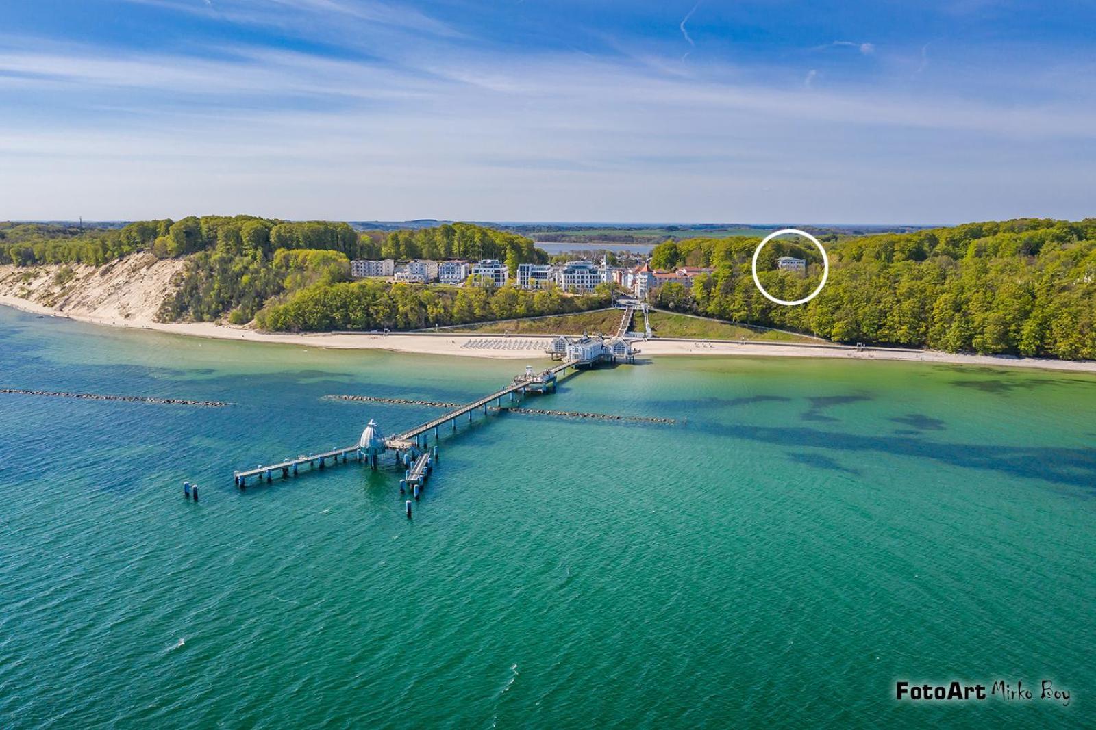 " Residenz Seeblick" Studio 27 Mit Seitlichem Ostseeblick Зеллин Экстерьер фото
